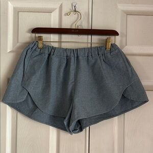 Harare Light Wash Recycled Denim Shorts
